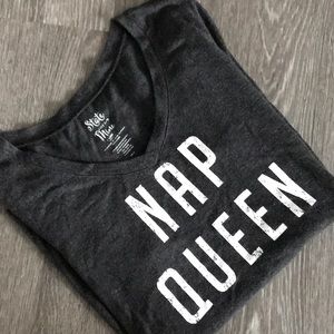 Grey Nap Queen Graphic Tee